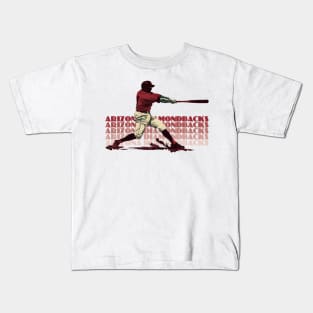 Retro Arizona Diamondbacks Slugger Kids T-Shirt